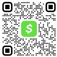 Example Cash App QR code — replace with your real code