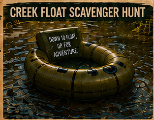 Creek Float Scavenger Hunt